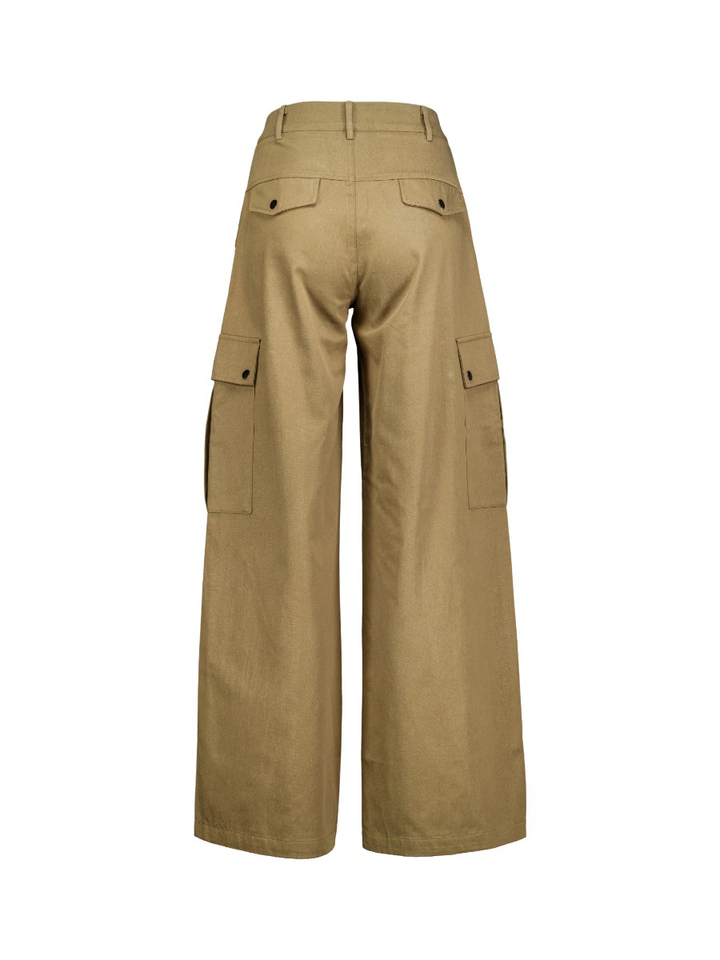 Kaki groene wijde cargo broek Rio Suncoo 