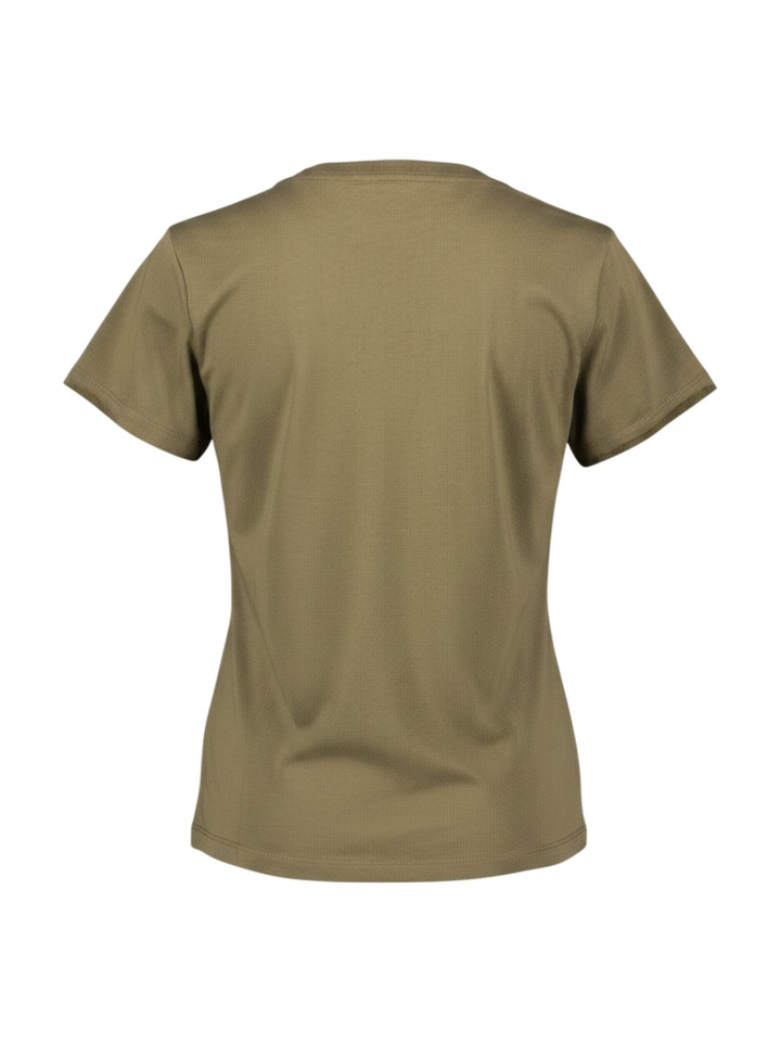 Groene t-shirt met groene letters Ioni Bash 