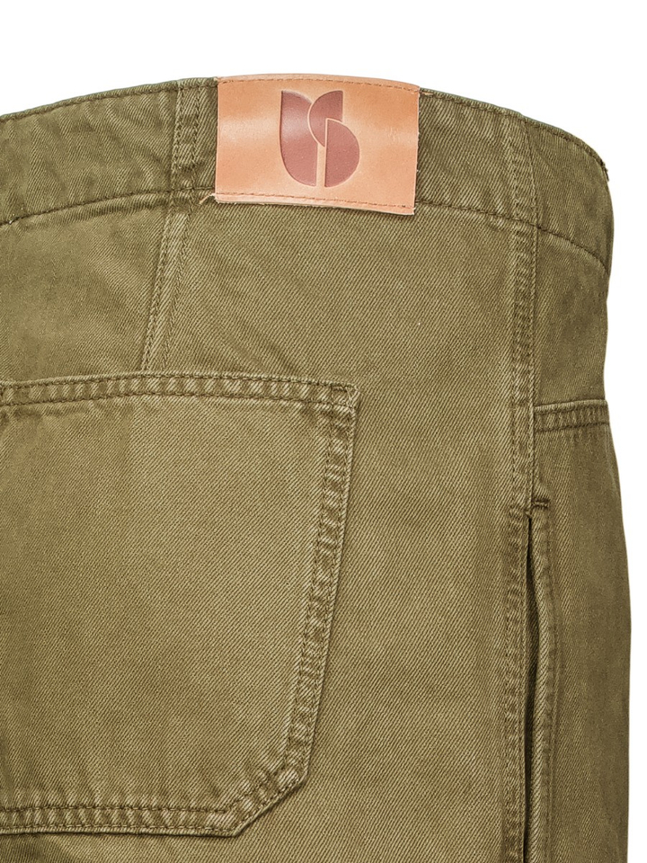 Kaki jeans met gestikte zakken COCY Ba&sh