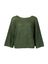 Groene gebreide cardigan met V-Hals op de rug Bash 