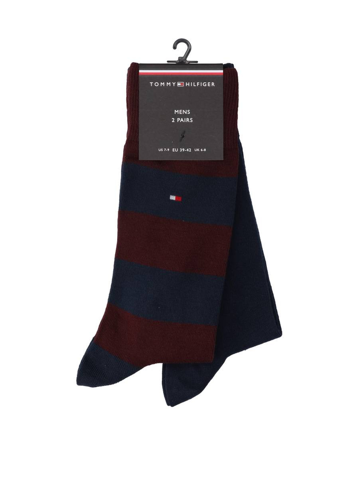 Deep rouge 2-pack kousen Tommy Hilfiger