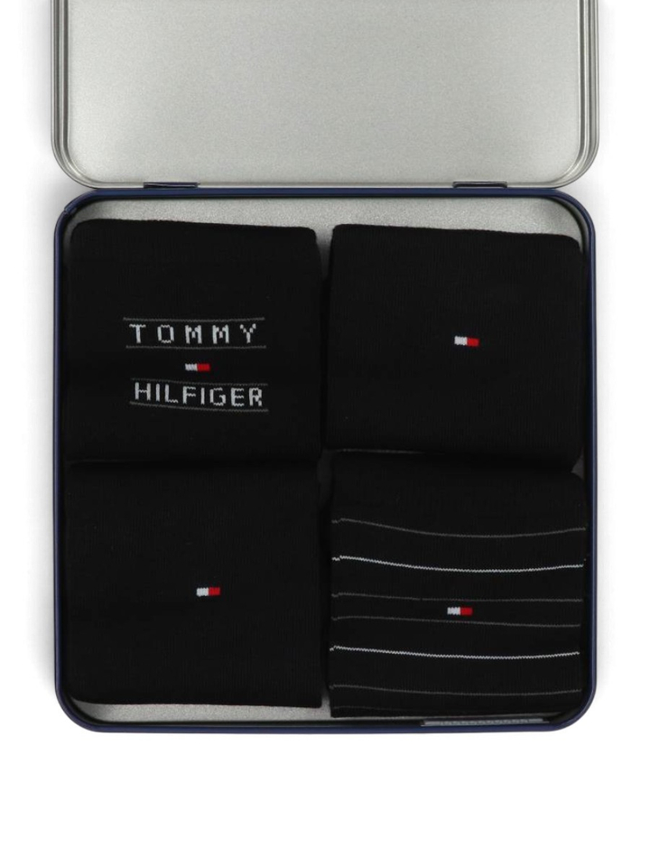 Zwarte sokken gift box Tommy Hilfiger