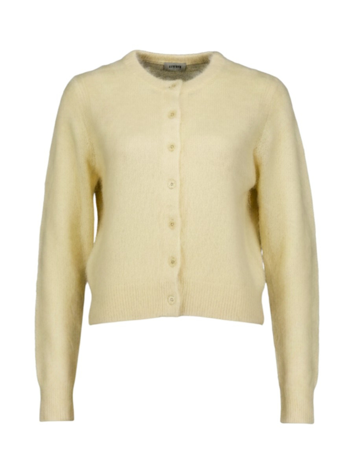 Gele cardigan met knopen Glenna Drykorn 