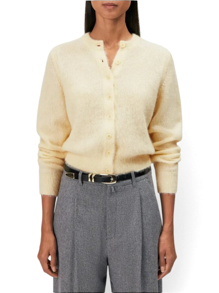 Gele cardigan met knopen Glenna Drykorn