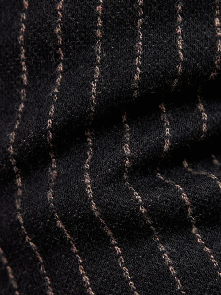 Bruine blazer gestreept met knoop ATLIN Drykorn