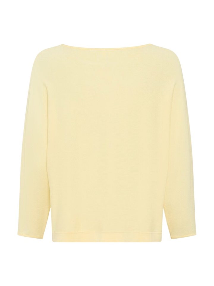 Gele pull met boothals Brax