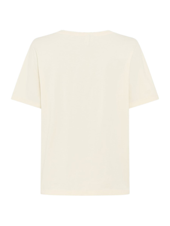Ecru T-shirt met bloemen Brax