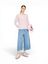 Roze pull met boothals Brax