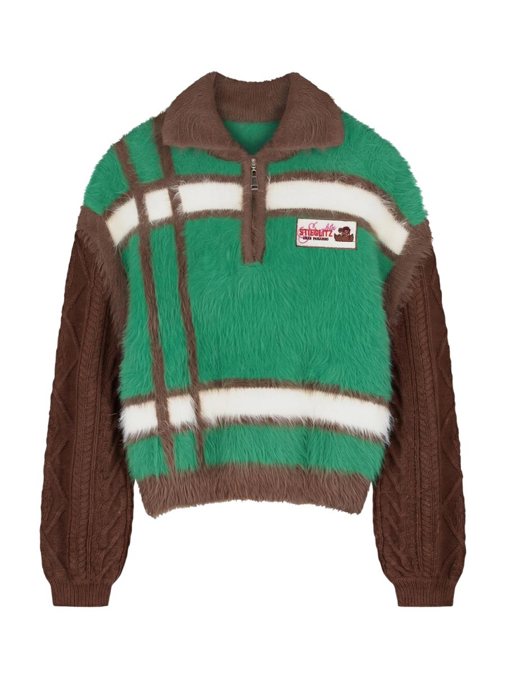 Multi-color trui Santo Knitted Stieglietz