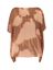 Bruine oversized zijden bloes Monty K&J