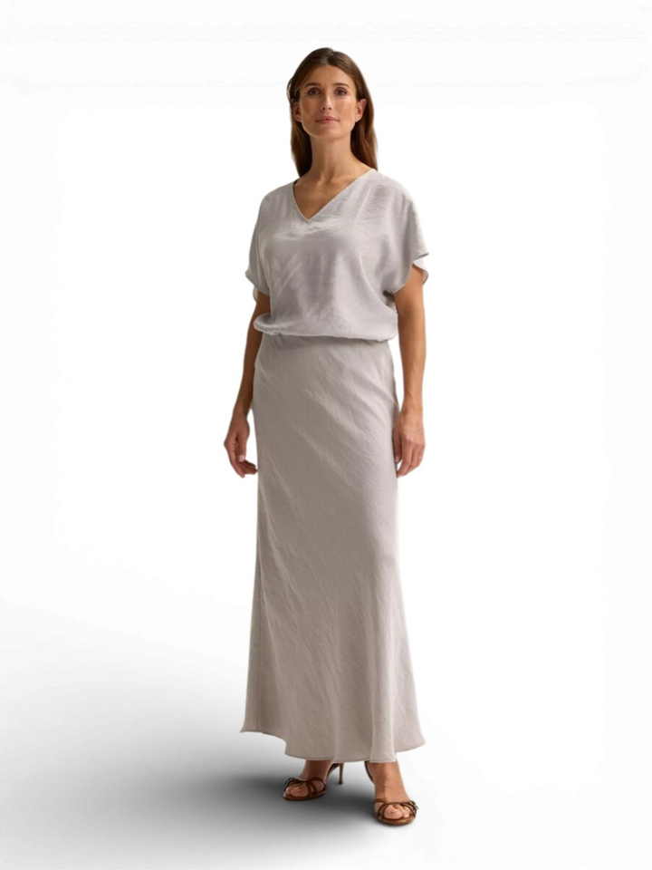 Grijze geklede rok Chaia Mayerline 