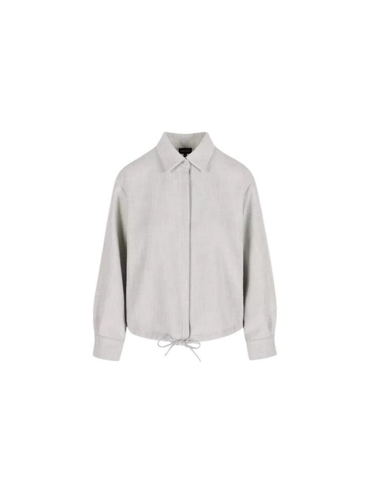 Grijze blouse met knoopsluiting Janisa Mayerline 