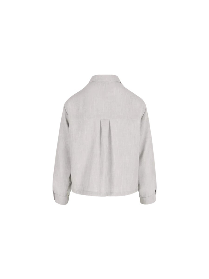 Grijze blouse met knoopsluiting Janisa Mayerline 
