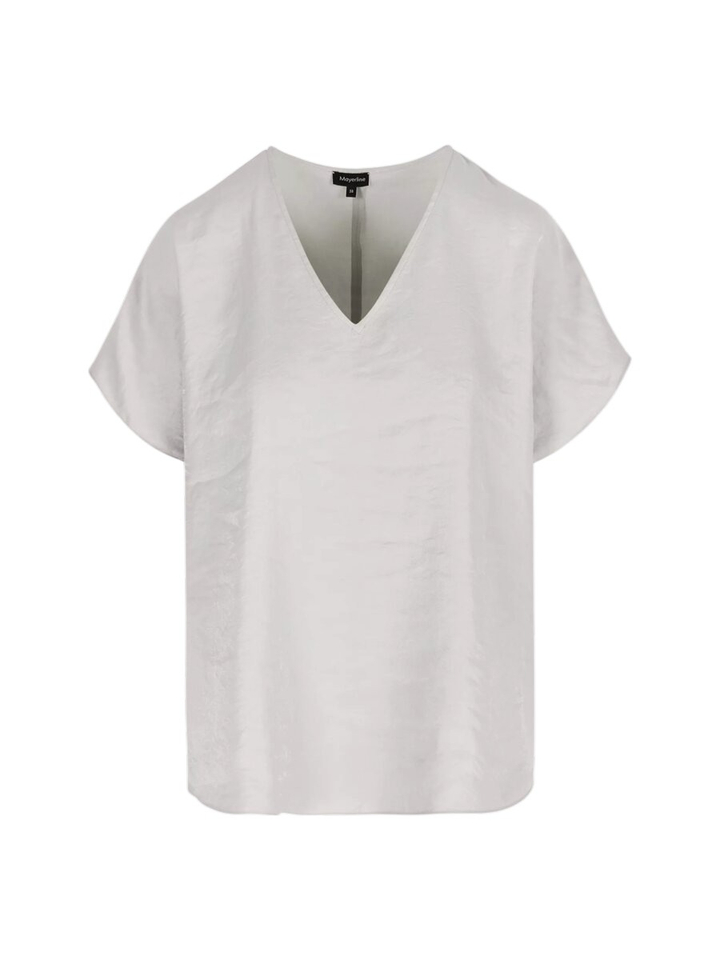 Grijze blouwe met V-hals Janno Mayerline 