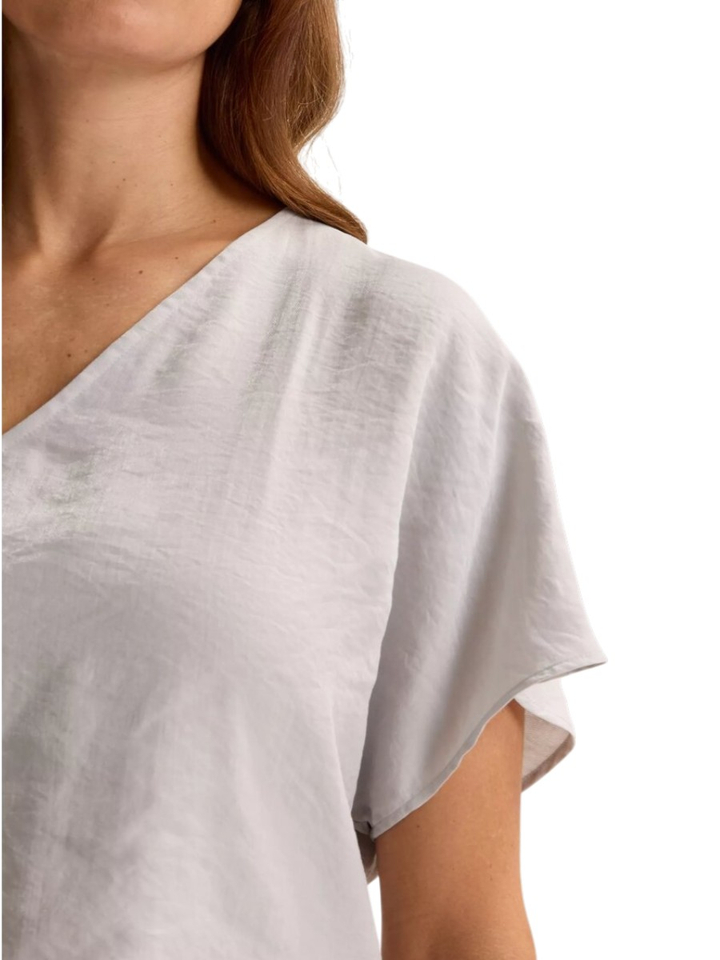 Grijze blouwe met V-hals Janno Mayerline 