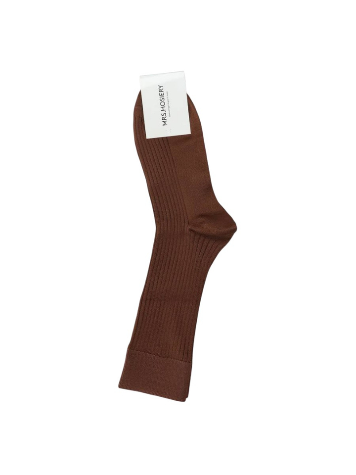 Bruine kousen MRS Silky Fine Mrs Horsiery