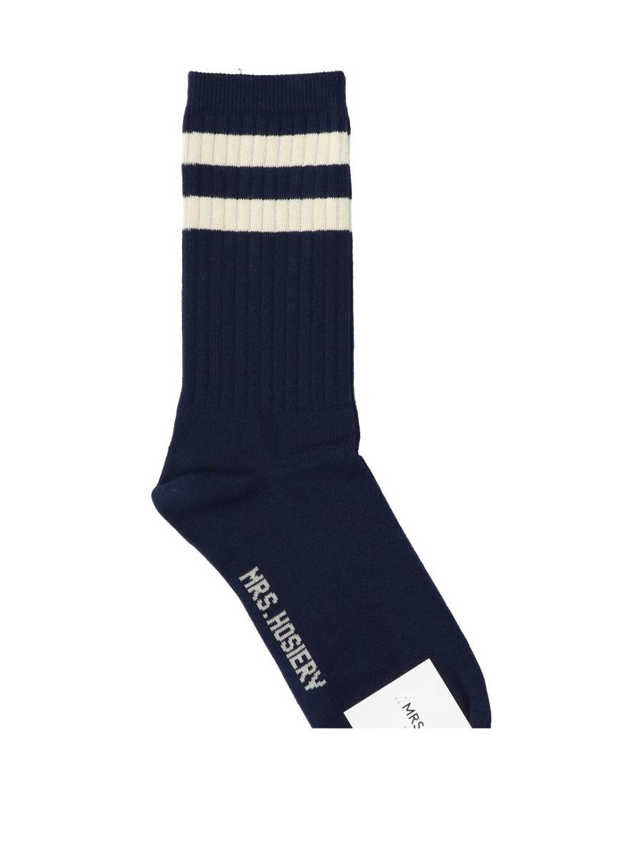 Zwart gestreepte kousen MRS Sporty