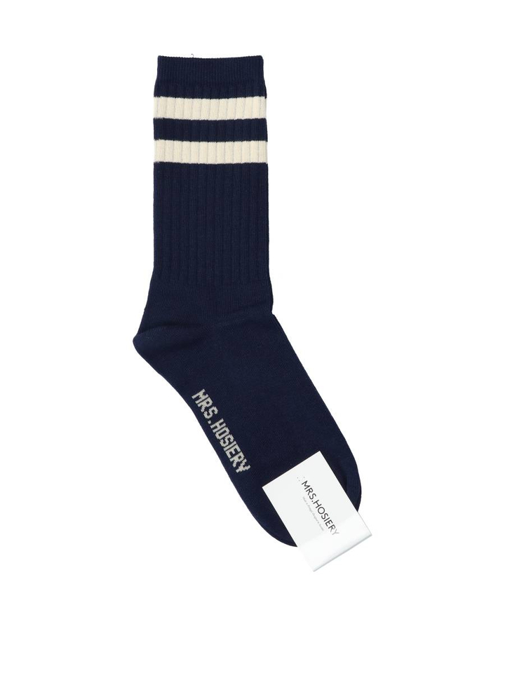 Zwart gestreepte kousen MRS Sporty