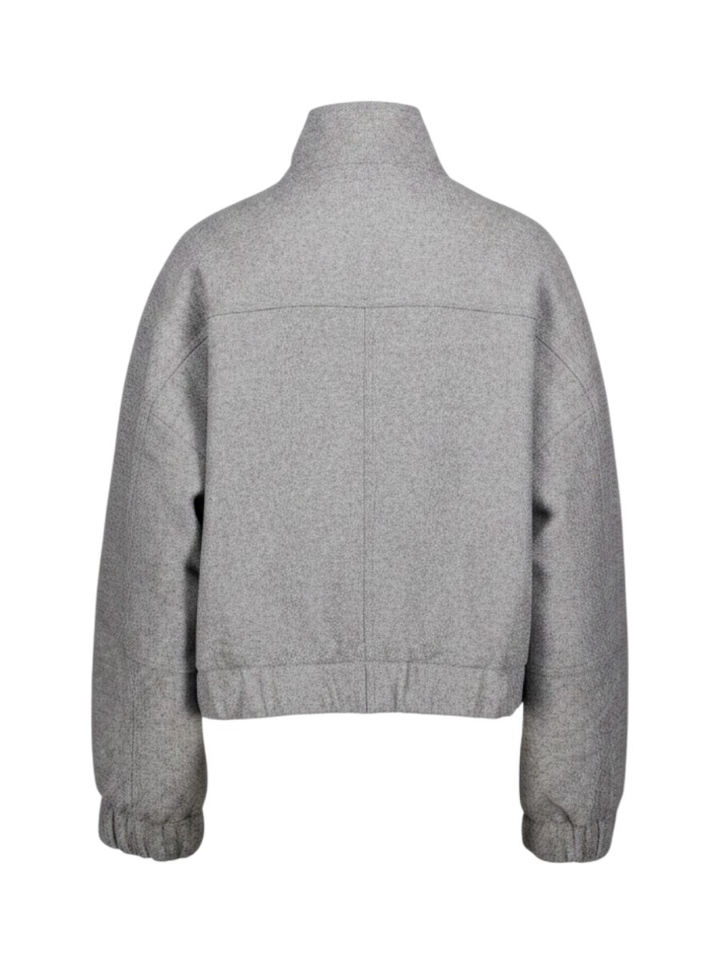 Grijze oversized vest Zenggi
