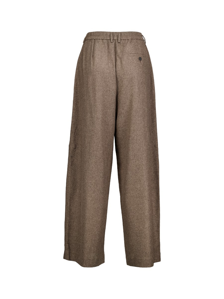 Bruine losvallende broek Zenggi