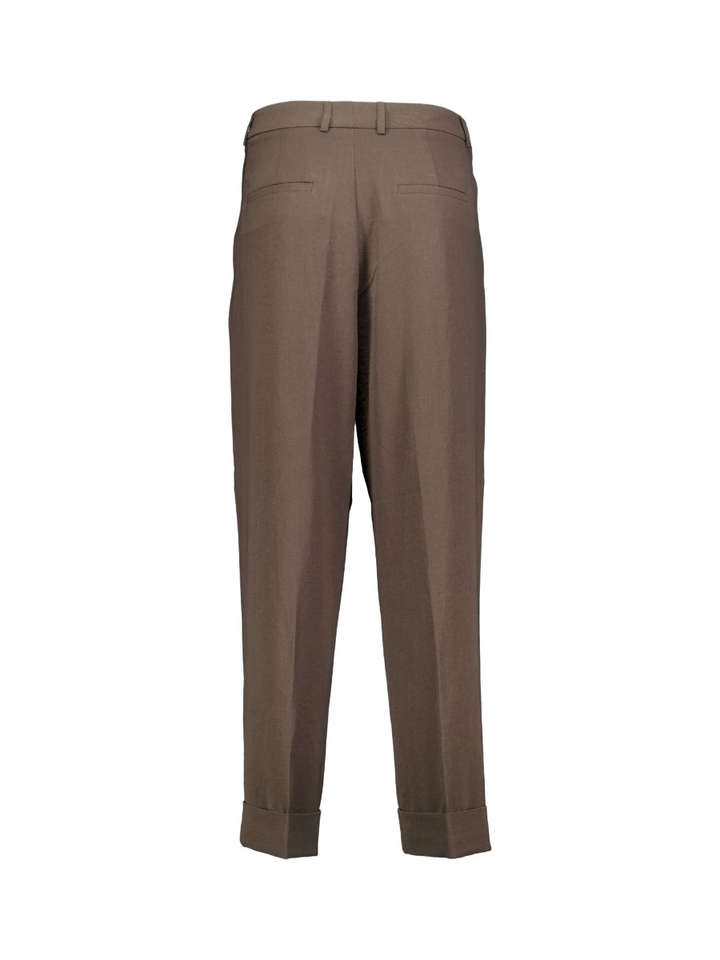 Bruine wijde broek Zenggi
