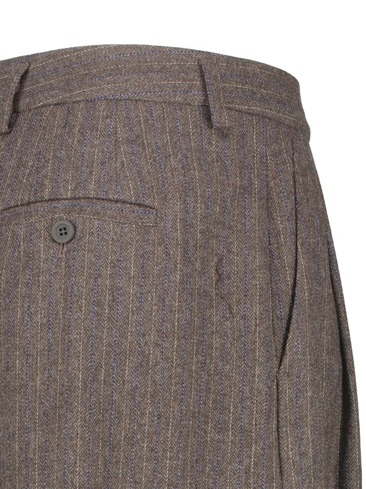 Bruine wollen broek Zenggi