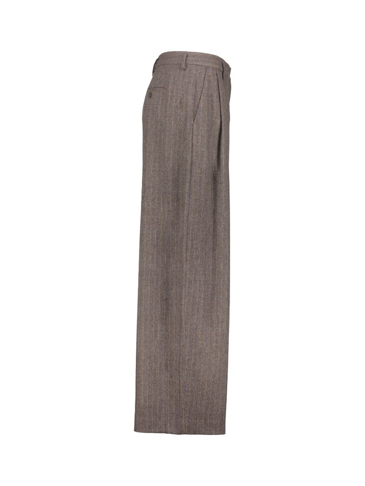 Bruine wollen broek Zenggi