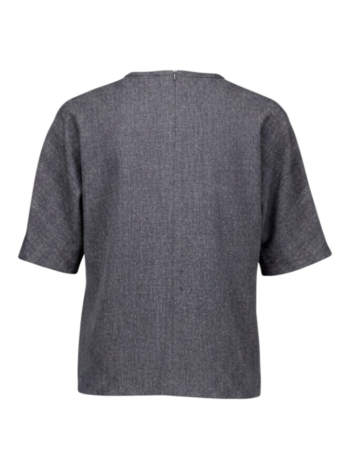 Blauwe blouse met borstzak Hony Gigue