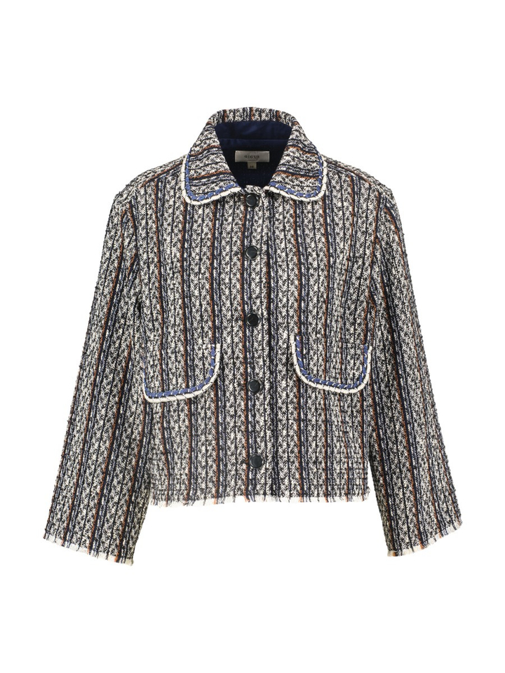 Geklede vest in bouclé Hux Gigue