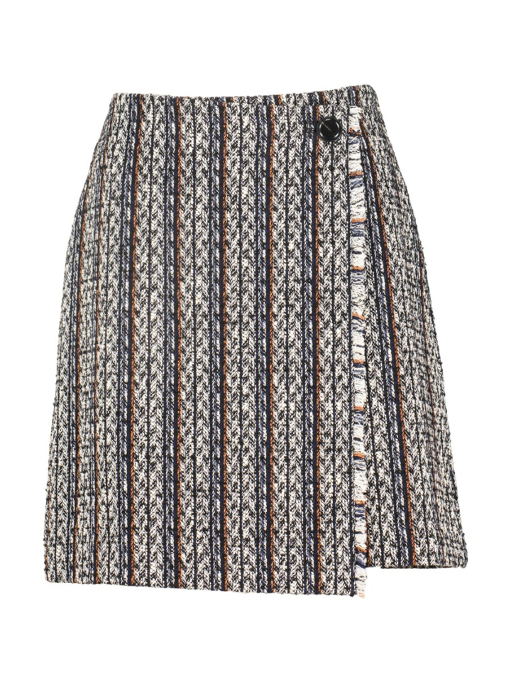 Multicolor rok in bouclé Taichi Gigue