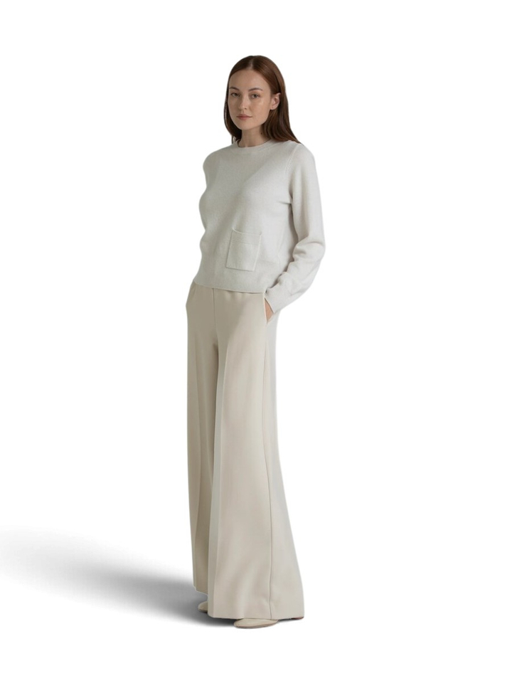 Ecru geklede broek Rubio Gigue 