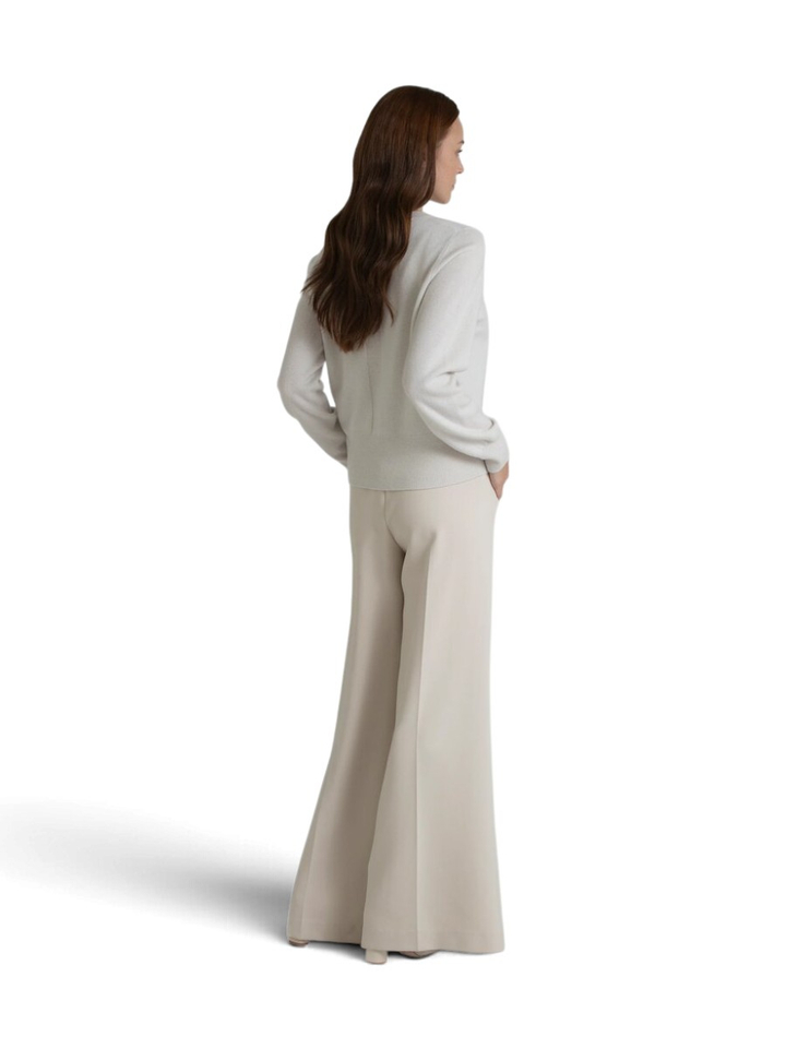 Ecru geklede broek Rubio Gigue 