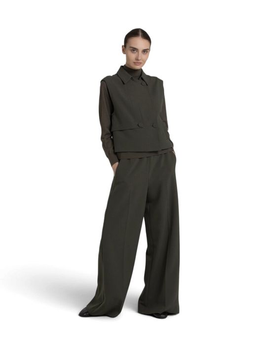 Kaki groene geklede broek Rubio Gigue