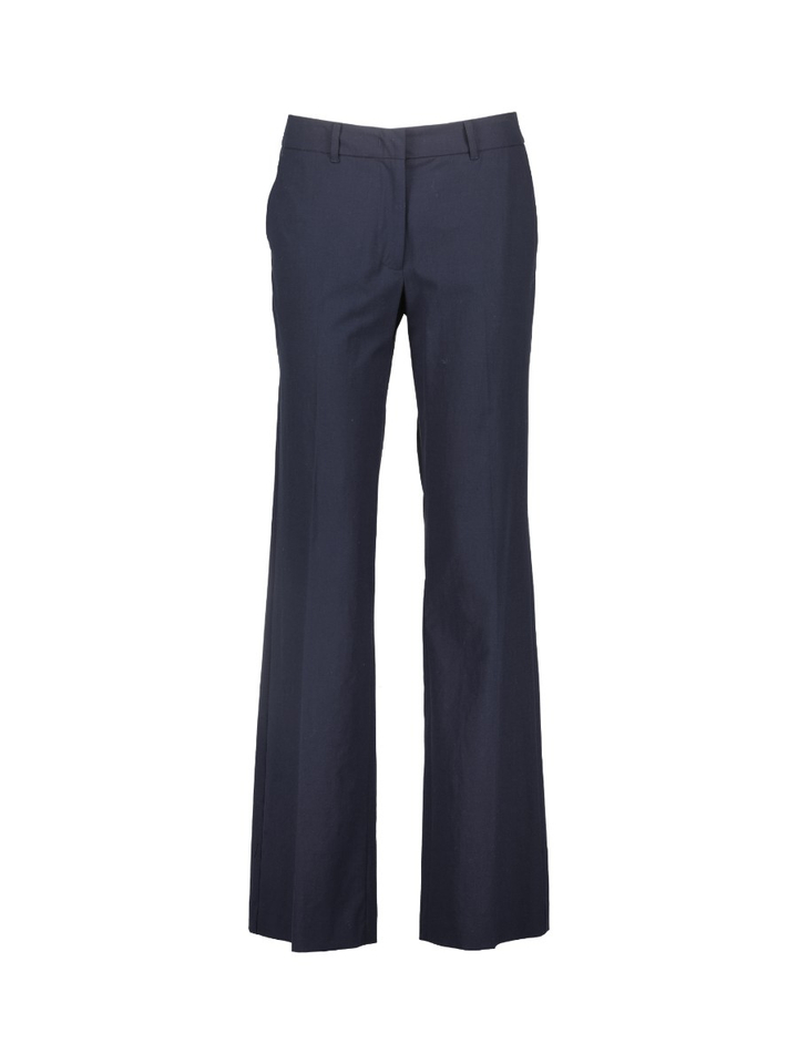 Donkerblauwe geklede broek Rolando Gigue