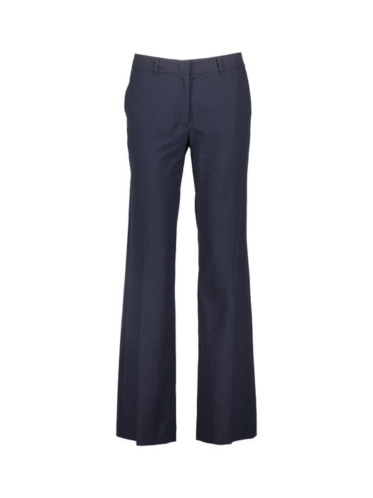 Donkerblauwe geklede broek Rolando Gigue