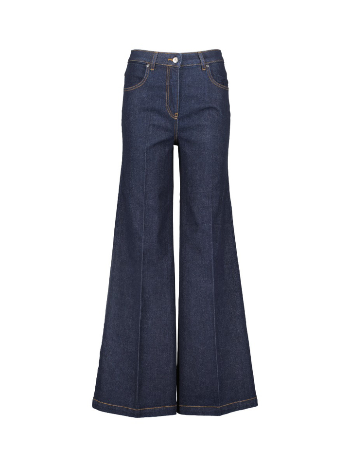 Donkerblauwe wide fit jeans Rev Gigue 