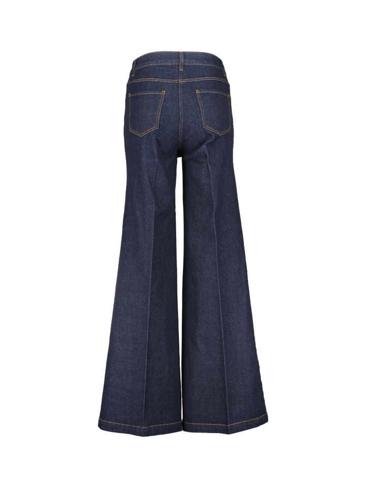 Donkerblauwe wide fit jeans Rev Gigue 