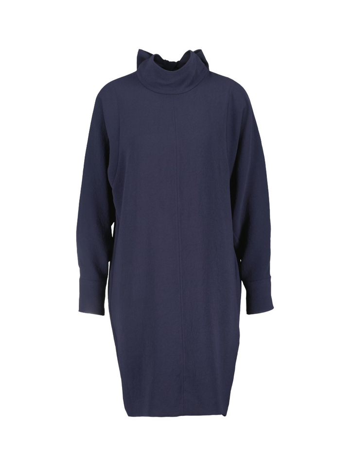 Donkerblauwe oversized jurk met lint Kiora Gigue