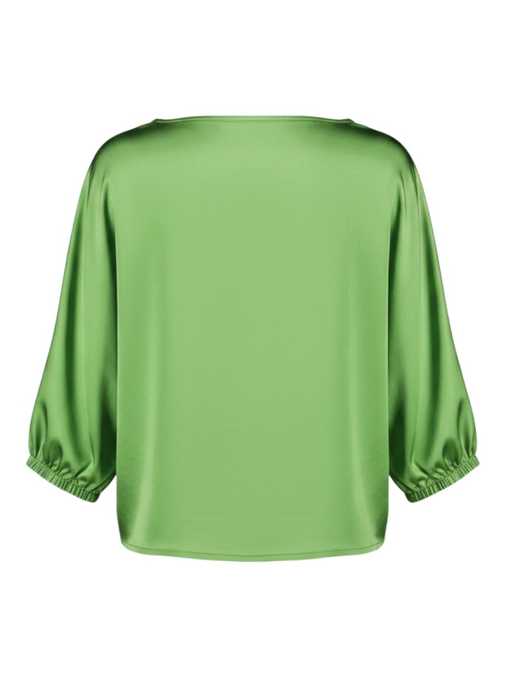 Groene blouse met ronde hals Holifa Gigue