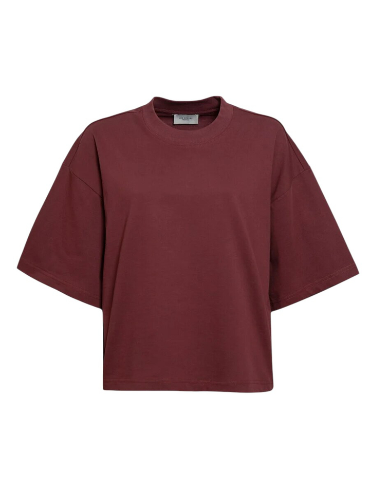 Bordeaux kleurige t-shirt Les Soeurs