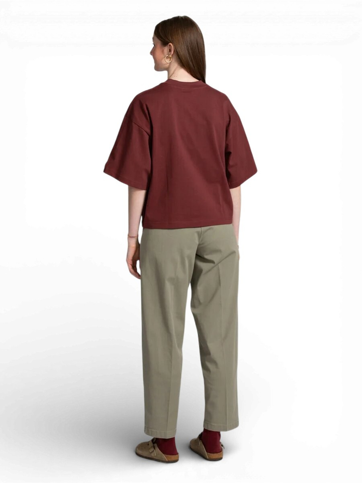 Bordeaux kleurige t-shirt Les Soeurs