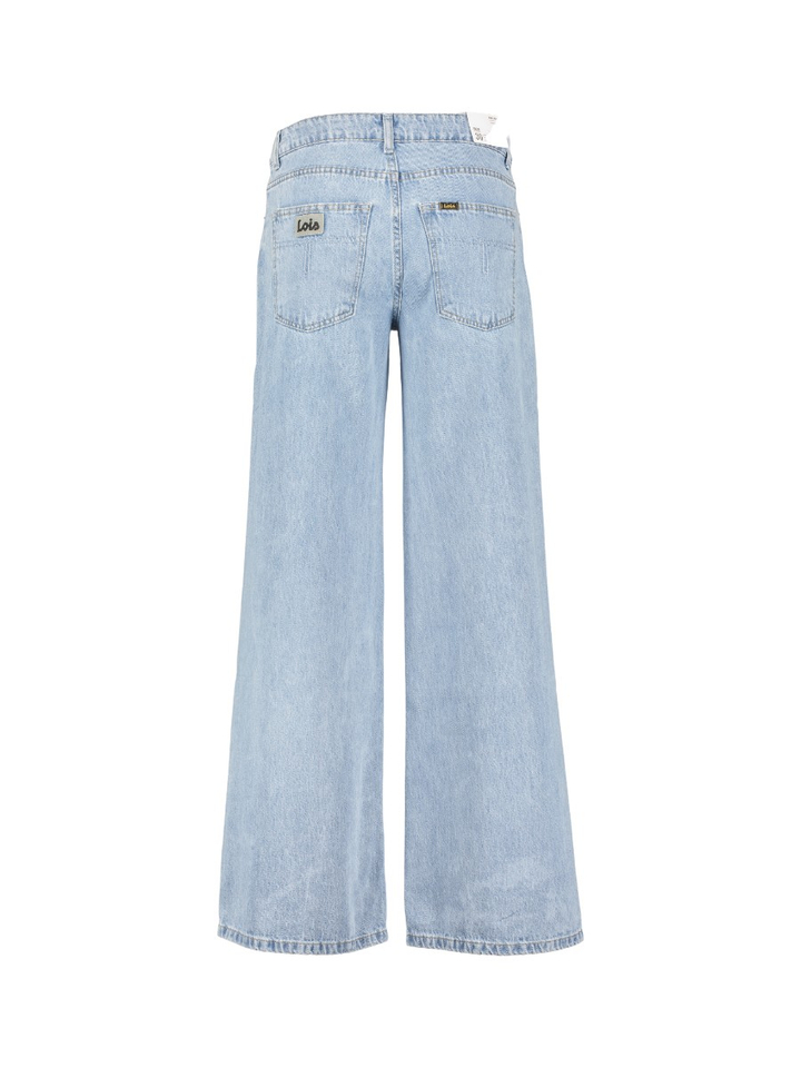 Blauwe wide fit jeans Lois 