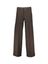 Donkerbruine geklede broek Silvia Wide Lois 