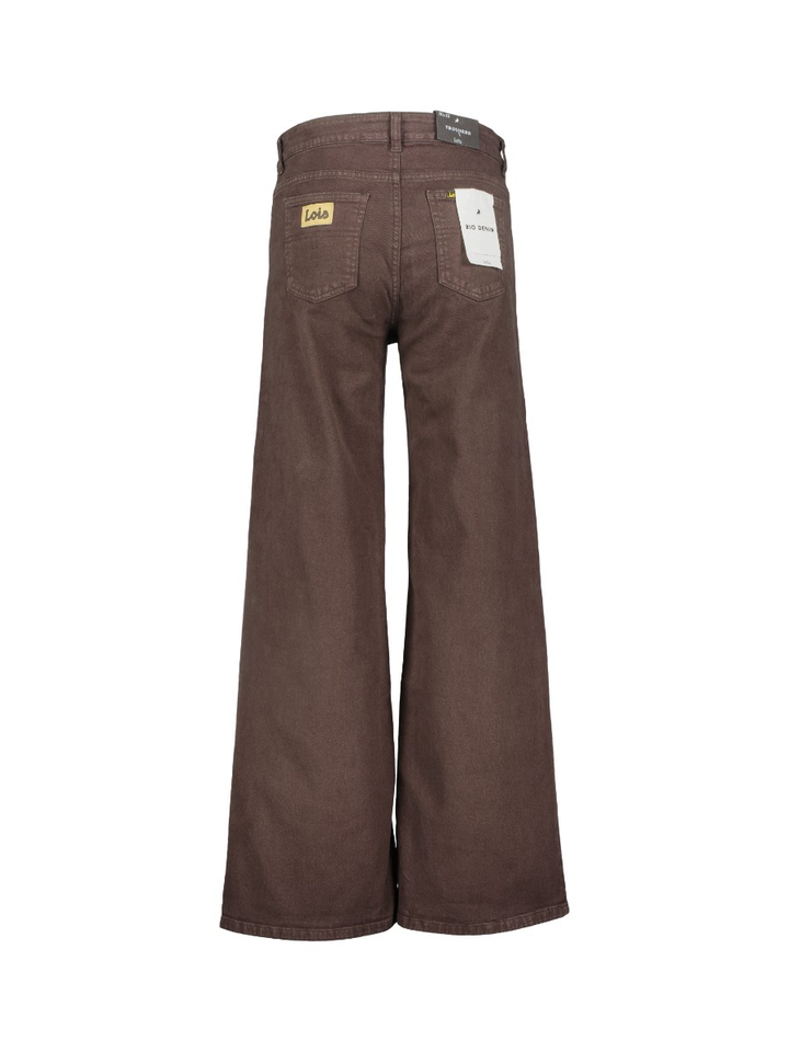 Donkerblauwe wide leg jeans Palazzo Lois