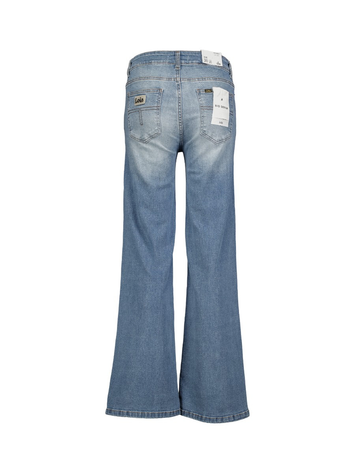 Groene straight fit jeans Palazzo Lois
