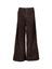 Bruine broek in ribflueel NEW MARLENE Lois