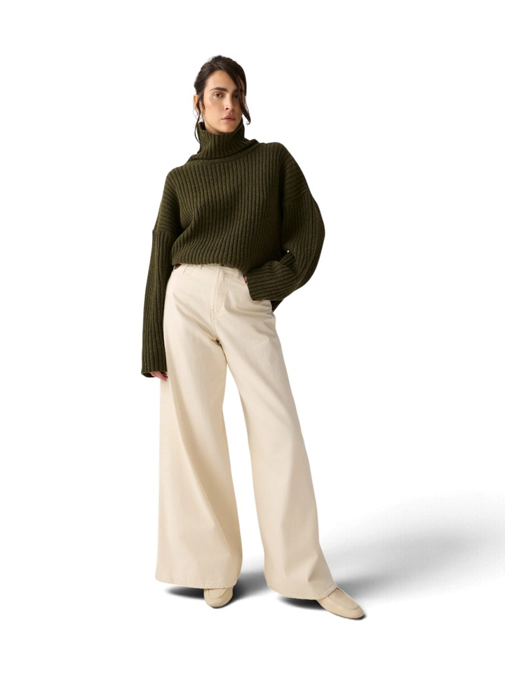Beige jeans broek Marlene Lois