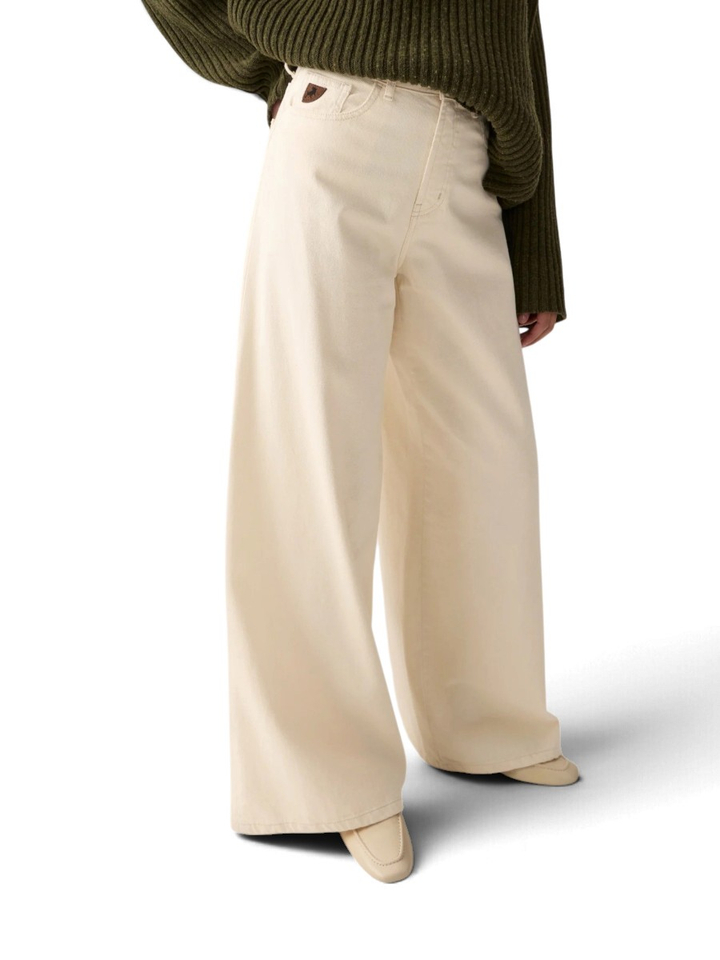 Beige jeans broek Marlene Lois