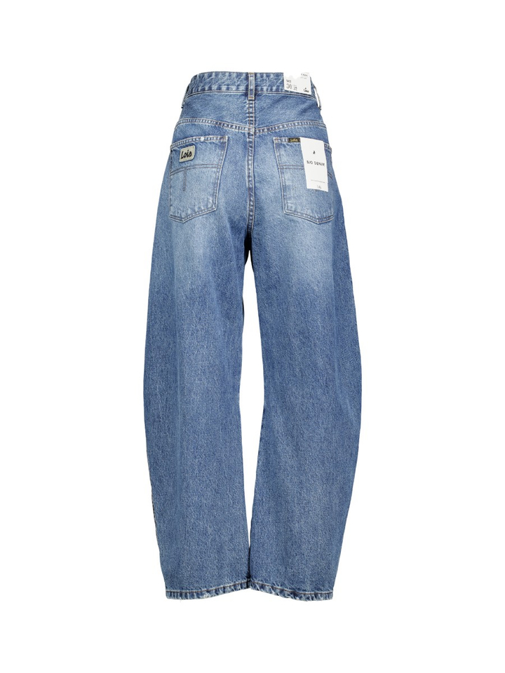 Blauwe barrel jeans DALI Lois