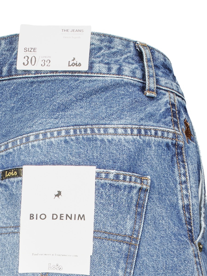 Blauwe barrel jeans DALI Lois